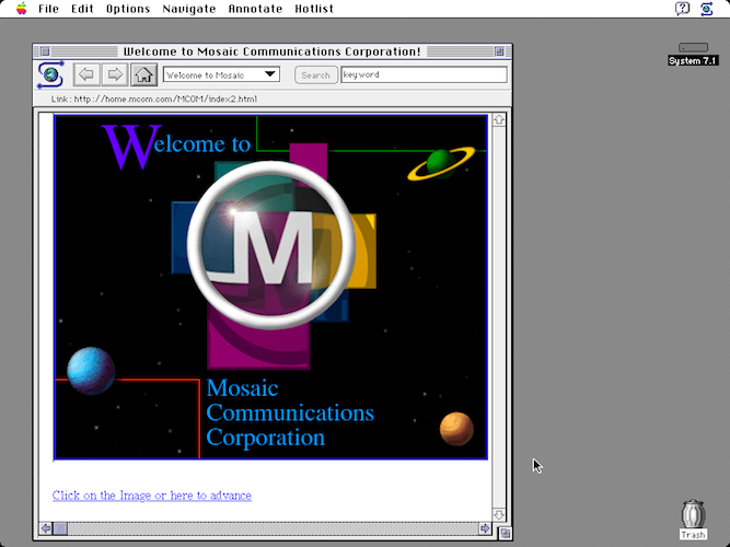 The NCSA browser